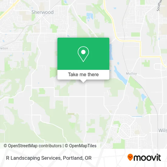 R Landscaping Services map