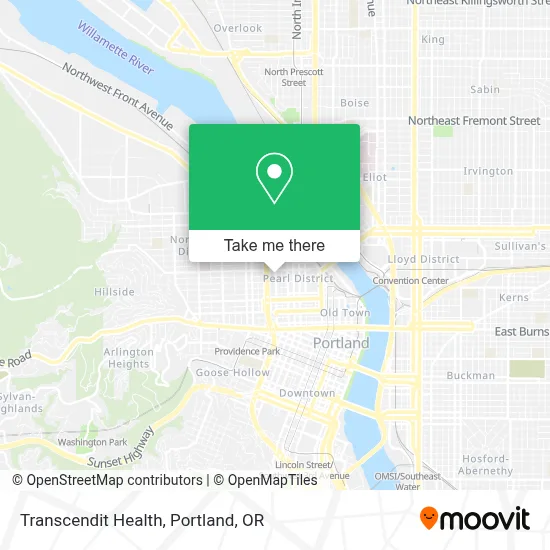 Transcendit Health map