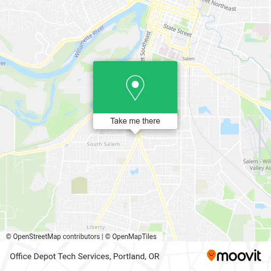 Office Depot Tech Services map