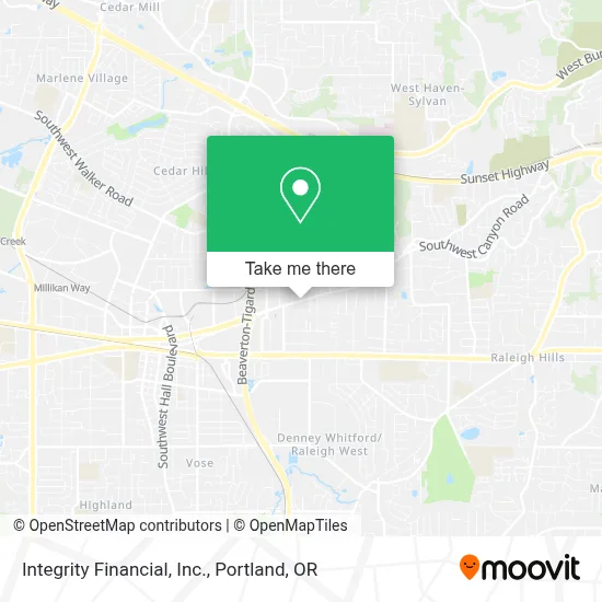 Integrity Financial, Inc. map