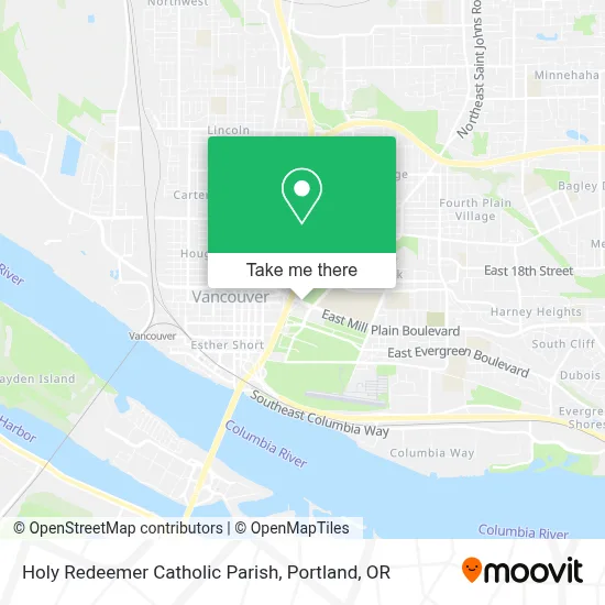 Holy Redeemer Catholic Parish map