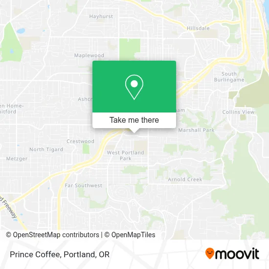 Prince Coffee map