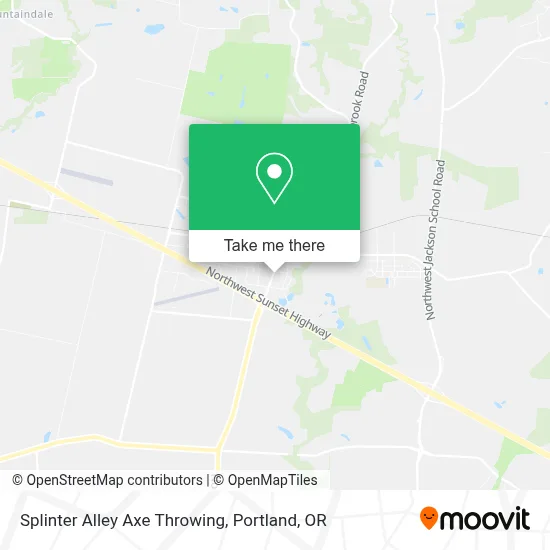 Splinter Alley Axe Throwing map