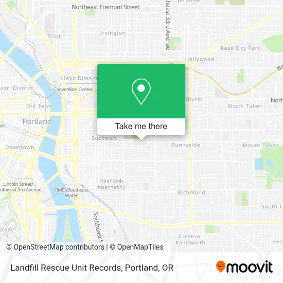 Landfill Rescue Unit Records map