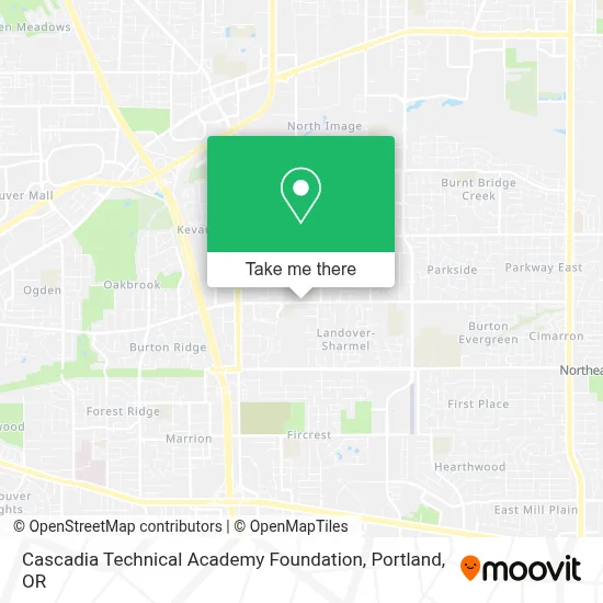 Cascadia Technical Academy Foundation map
