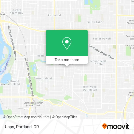 Usps map