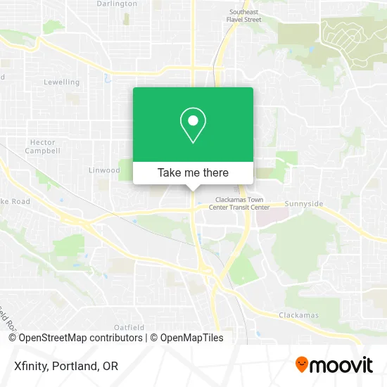 Xfinity map
