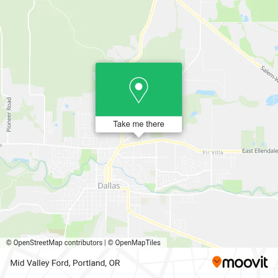 Mid Valley Ford map