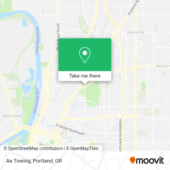 Ae Towing map