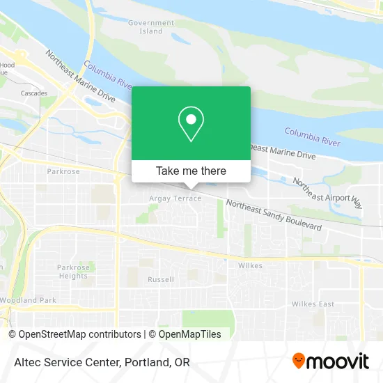 Altec Service Center map