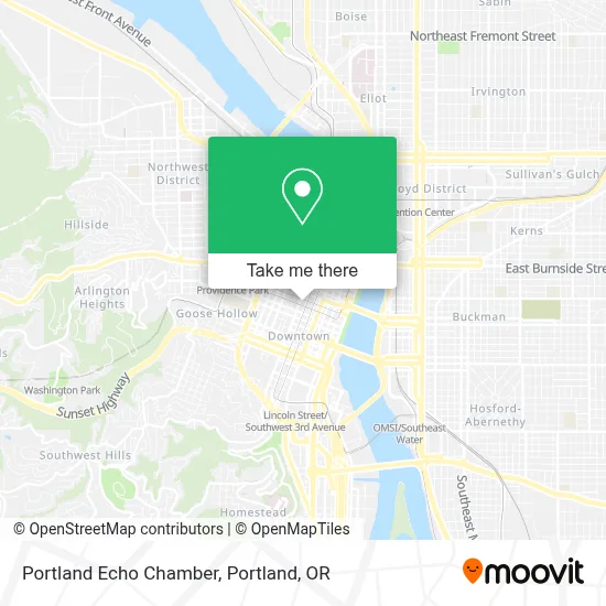 Portland Echo Chamber map