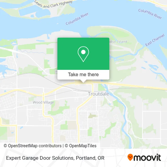 Expert Garage Door Solutions map