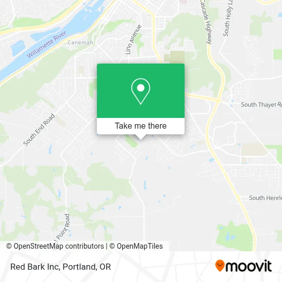 Red Bark Inc map