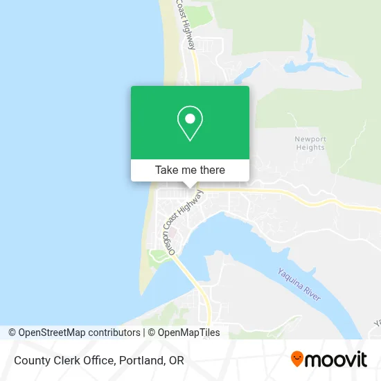 County Clerk Office map