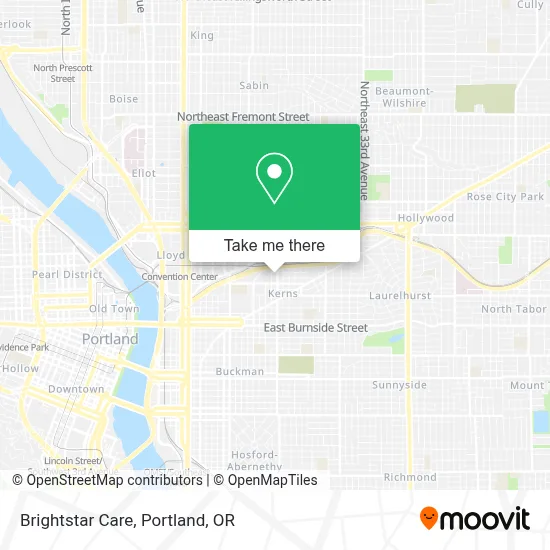 Brightstar Care map