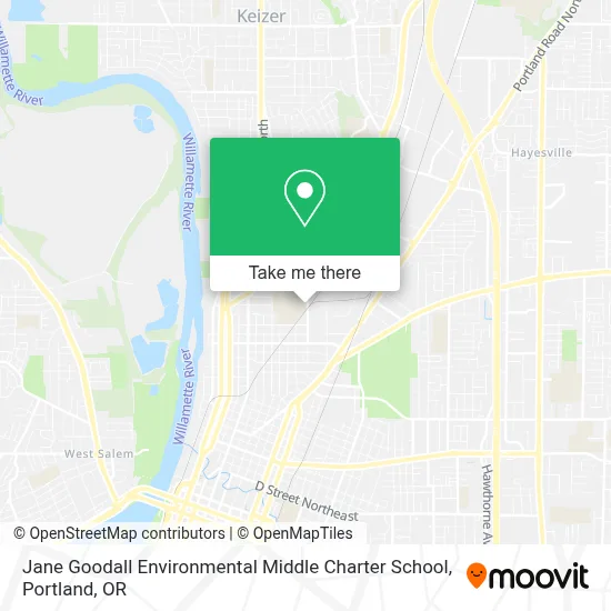 Jane Goodall Environmental Middle Charter School map