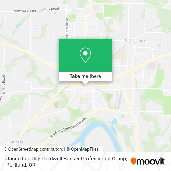 Jason Leadley, Coldwell Banker Professional Group map