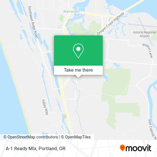 A-1 Ready Mix map