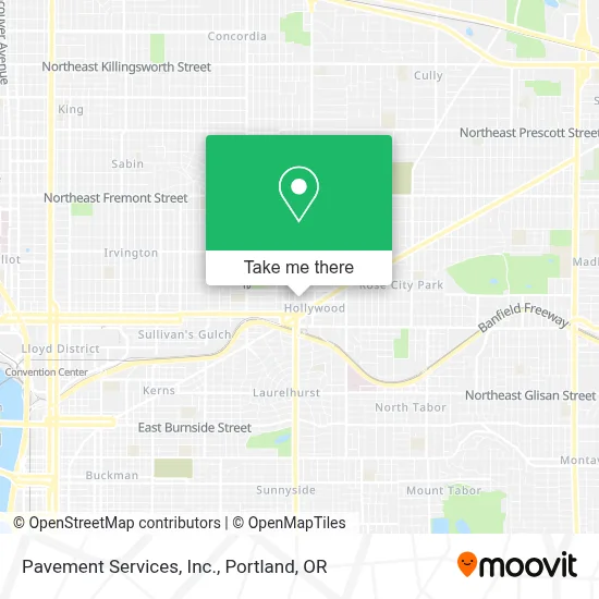 Pavement Services, Inc. map