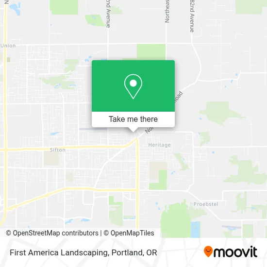First America Landscaping map