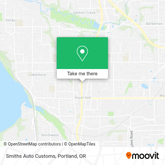 Smiths Auto Customs map
