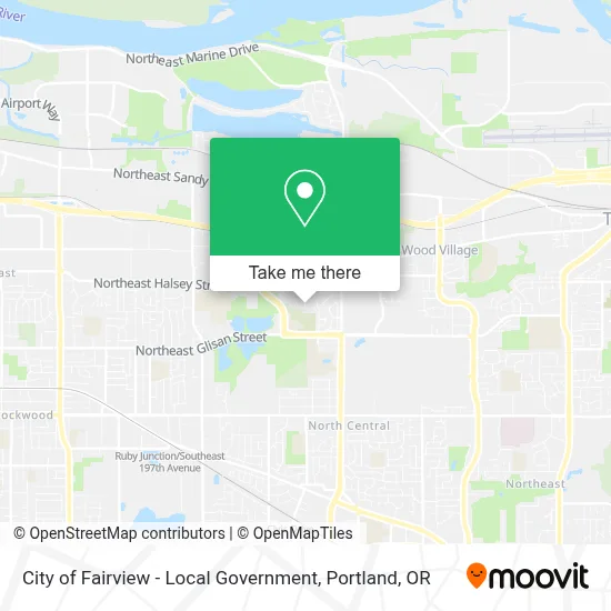 City of Fairview - Local Government map