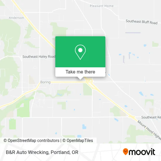 B&R Auto Wrecking map