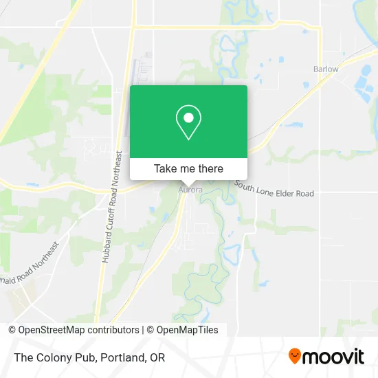 The Colony Pub map