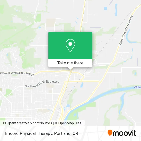 Encore Physical Therapy map