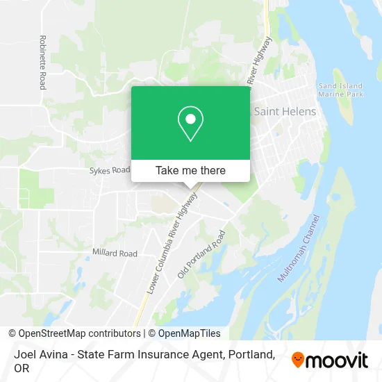 Joel Avina - State Farm Insurance Agent map