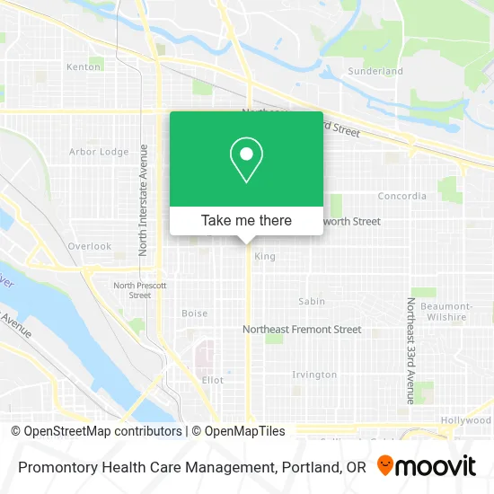 Promontory Health Care Management map
