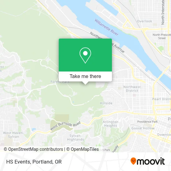 HS Events map