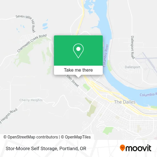 Stor-Moore Self Storage map