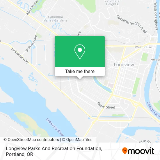 Longview Parks And Recreation Foundation map