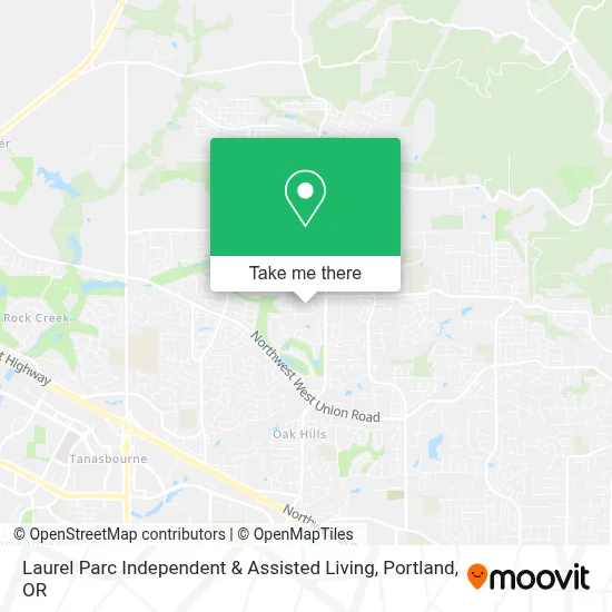 Laurel Parc Independent & Assisted Living map