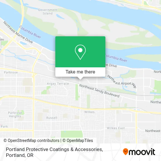 Portland Protective Coatings & Accessories map