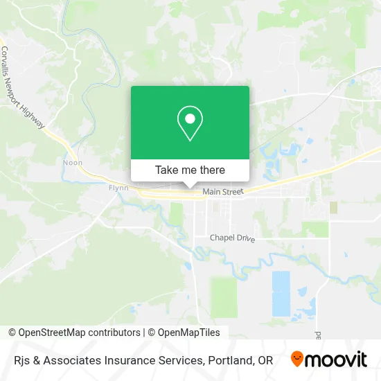 Rjs & Associates Insurance Services map