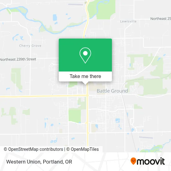 Western Union map