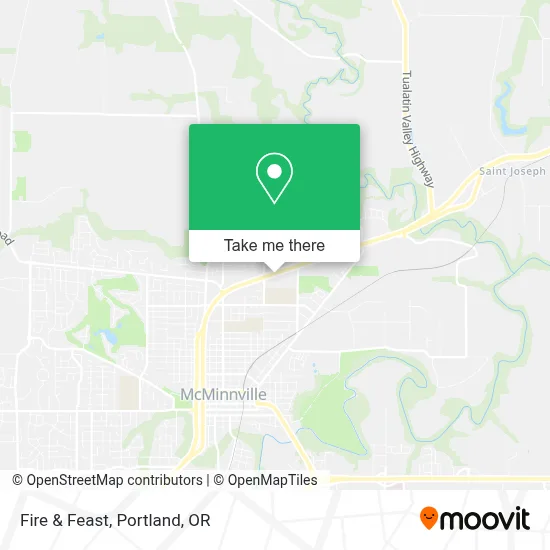 Fire & Feast map