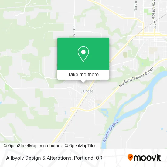 Allbyoly Design & Alterations map