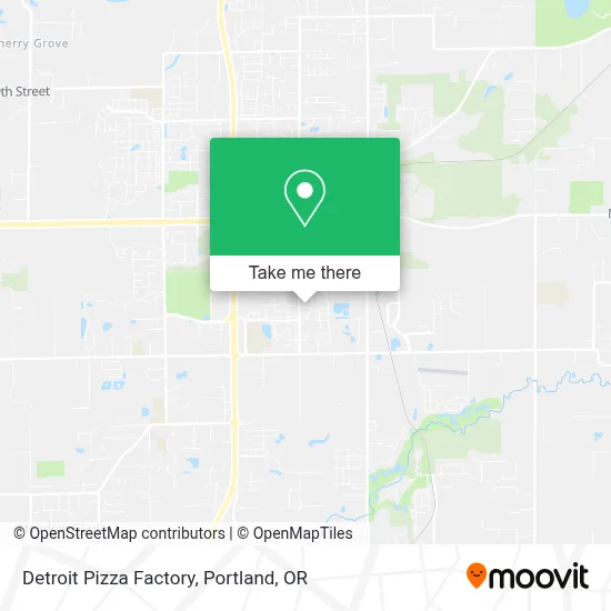 Detroit Pizza Factory map
