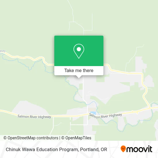 Chinuk Wawa Education Program map