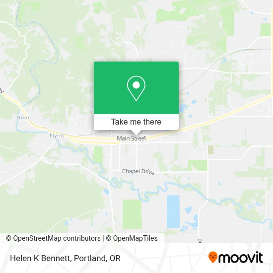 Helen K Bennett map