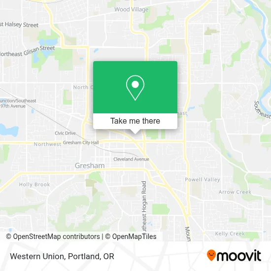 Western Union map