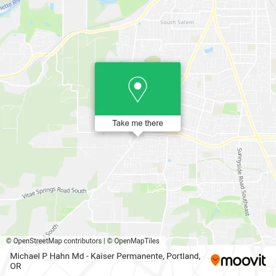 Michael P Hahn Md - Kaiser Permanente map
