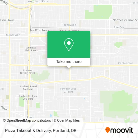 Pizza Takeout & Delivery map