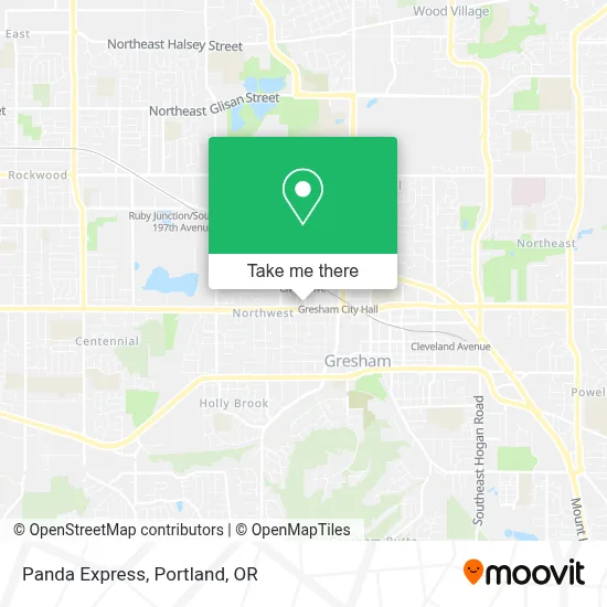 Panda Express map