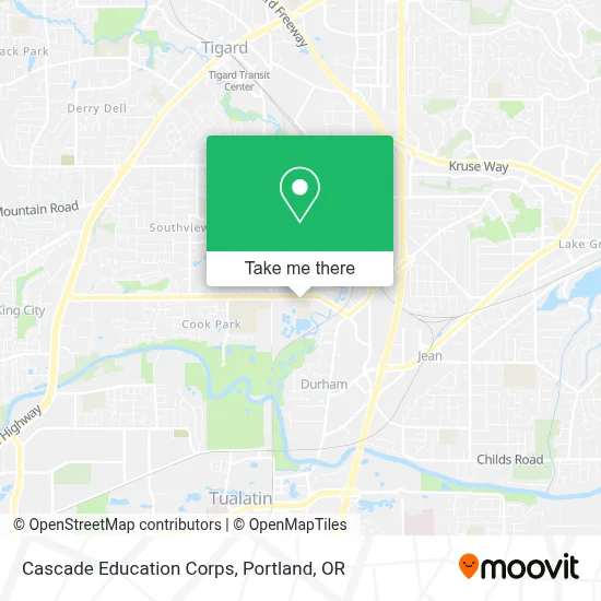 Cascade Education Corps map