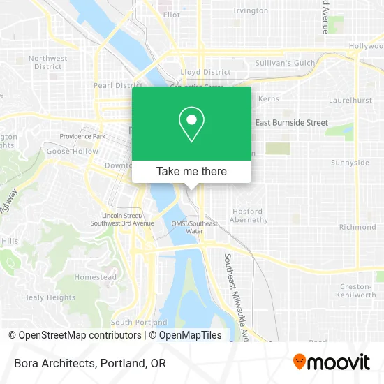 Bora Architects map