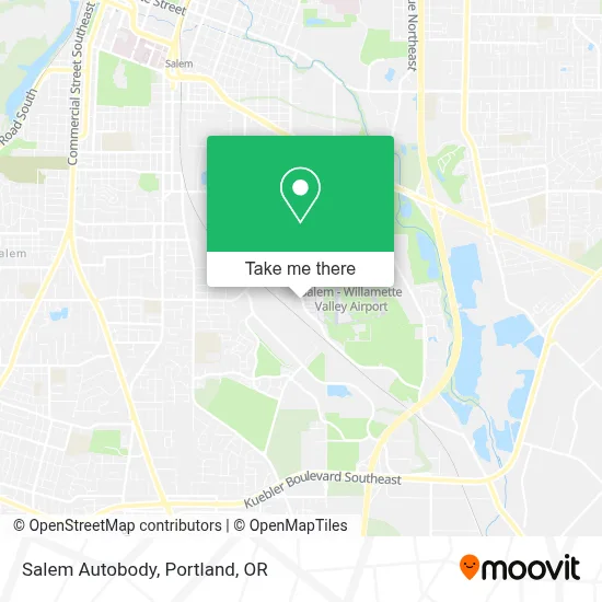 Salem Autobody map